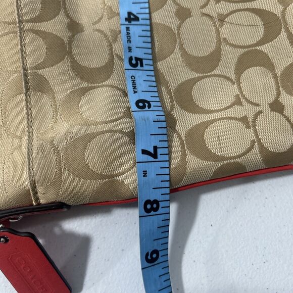 Coach‎ Crossbody Purse Legacy Sutton Signature Monogram Logo Swing Bag - Picture 8 of 13